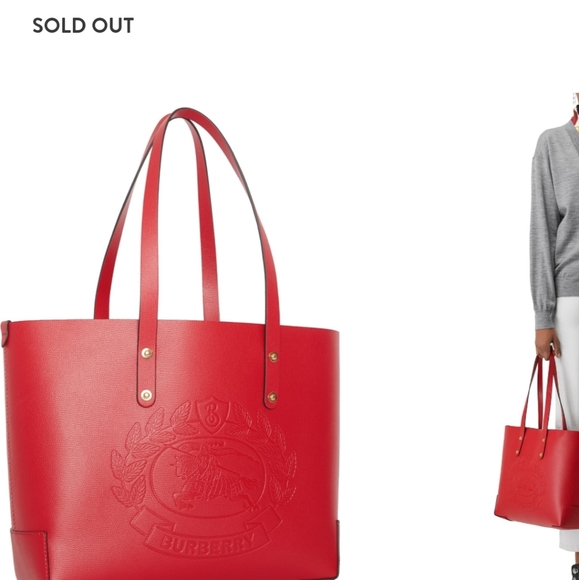 Burberry Embossed Tote - Picture 2 of 5